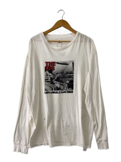 商品画像：長袖Tシャツ/L/コットン/WHT// 1