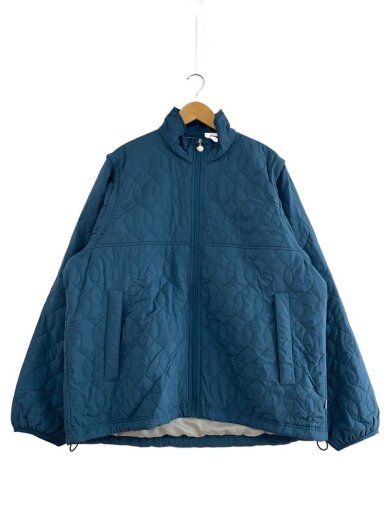 商品画像：キルティング/ジャケット/XL/ナイロン/BLU/無地 1