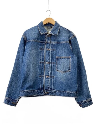 商品画像：1st/Gジャン/S/コットン/BLU/無地/4114423 1