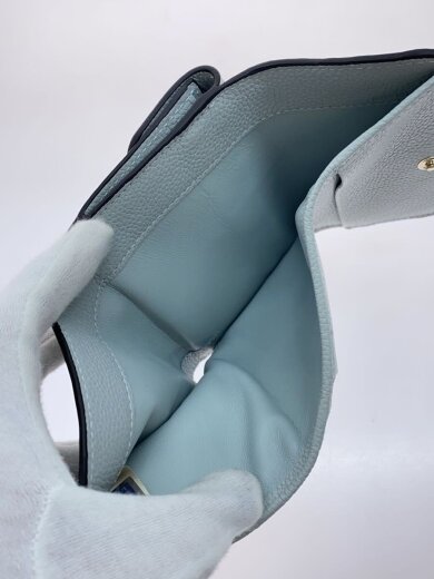 商品画像：アルファベット/3つ折り財布/レザー/BLU/レディース// 6