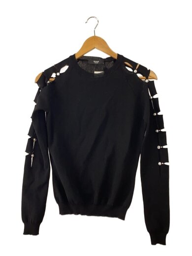 商品画像：ロゴボタン/ニット・セーター(薄手)/36/レーヨン/BLK/940 143 093 907 1