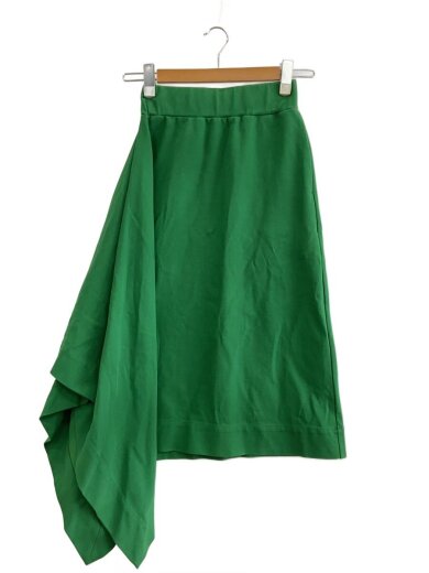 商品画像：ロングスカート/1/ポリエステル/GRN/192-12248 1