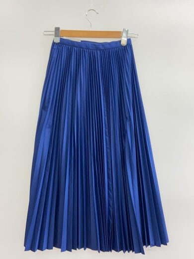 商品画像：カットプリーツスカート/ロングスカート/34/ポリエステル/NVY/無地/TA81-FG054 2