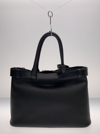 商品画像：ラージ/2WAY/ベルト付 バックル ラージ レザー ハンドバッグ/レザー/1BA416 3