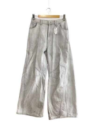 商品画像：カッティングデニムパンツ/ボトム/1/コットン/WHT/無地/11242461506 1