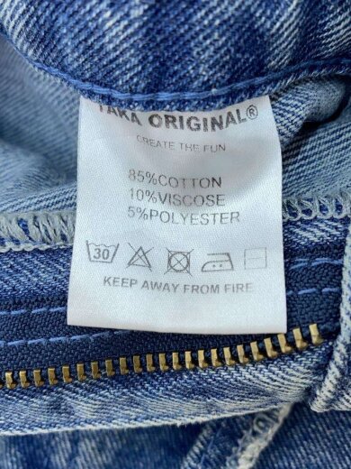 商品画像：パッチワーク/ボトム/L/デニム/IDG/無地 5