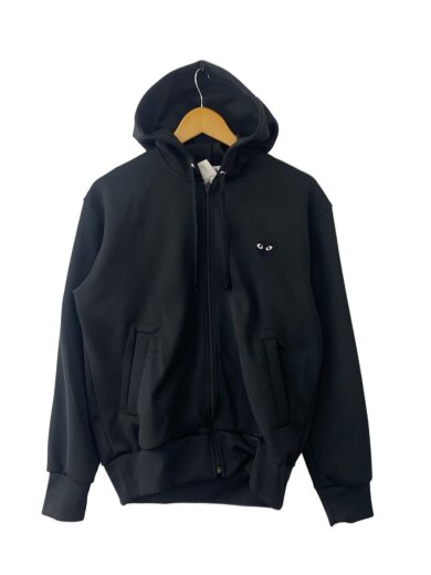 商品画像：Unisex Back Printed Zip-Up Hoodie /M/ポリエステル/BLK/AX-T254 1