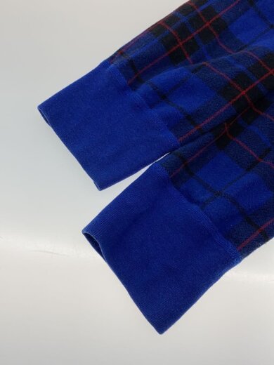 商品画像：Tartan Henley/長袖Tシャツ/M/コットン/BLU/チェック// 5