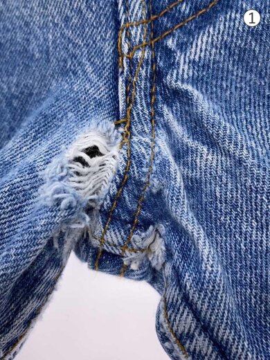 商品画像：501/90S/ボトム/32/コットン/BLU/無地/501-0115 5