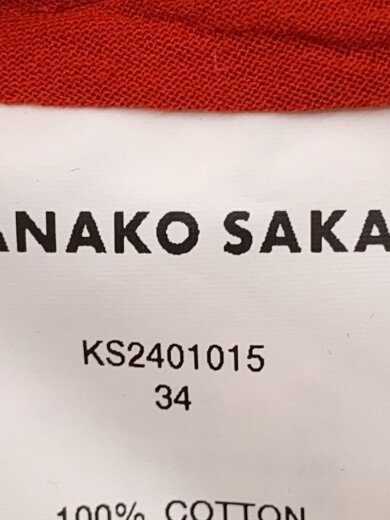 商品画像：SHEER BOMBER/ジャケット/34/コットン/RED/無地/KS2401015 4