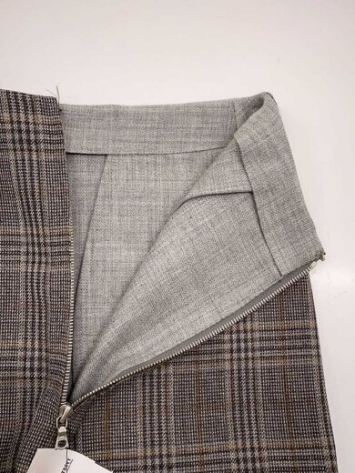 商品画像：ロングスカート/O/ウール/チェック/A7AS07BN 3