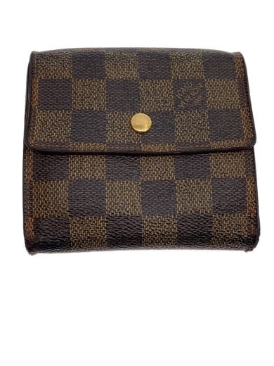 商品画像：ポルト・モネ・ビエ・カルト・クレディ_ダミエ・エベヌ/PVC/BRW/総柄/メンズ 1