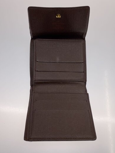 商品画像：ポルト・モネ・ビエ・カルト・クレディ_ダミエ・エベヌ/PVC/BRW/総柄/メンズ 4