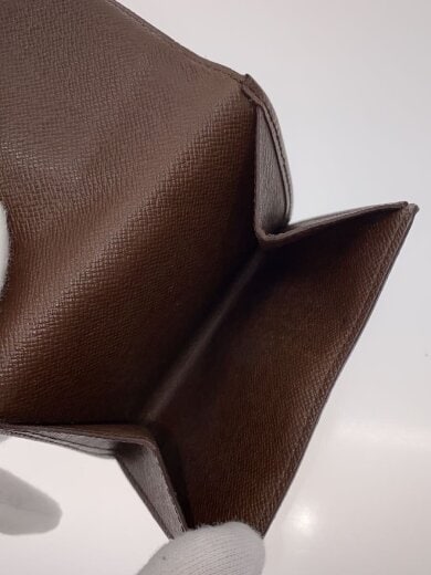 商品画像：ポルト・モネ・ビエ・カルト・クレディ_ダミエ・エベヌ/PVC/BRW/総柄/メンズ 5