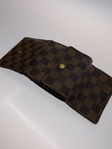 商品画像：ポルト・モネ・ビエ・カルト・クレディ_ダミエ・エベヌ/PVC/BRW/総柄/メンズ 8