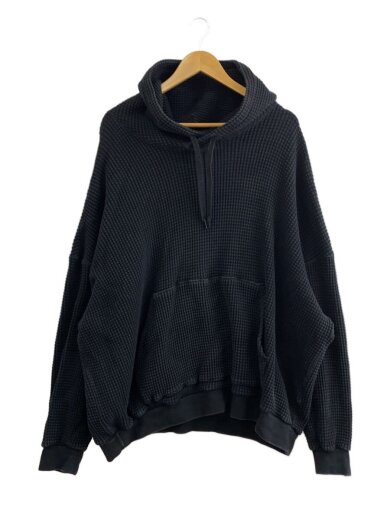 商品画像：ワッフル/パーカー/--/コットン/BLK/無地// 1