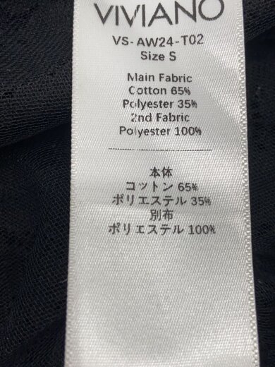 商品画像：長袖ブラウス/S/--/BLK/無地/VS-AW24-T02 5