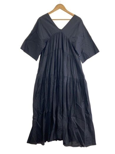 商品画像：7分袖ワンピース/36/コットン/BLK/24-040-922-7090 1