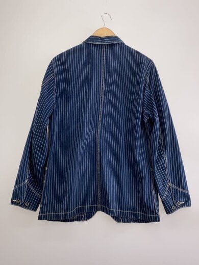 商品画像：OLD HICKORY WORK JACKET/ワークジャケット/L/コットン/NVY/ストライプ/3172015// 2