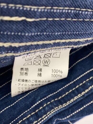 商品画像：OLD HICKORY WORK JACKET/ワークジャケット/L/コットン/NVY/ストライプ/3172015// 4