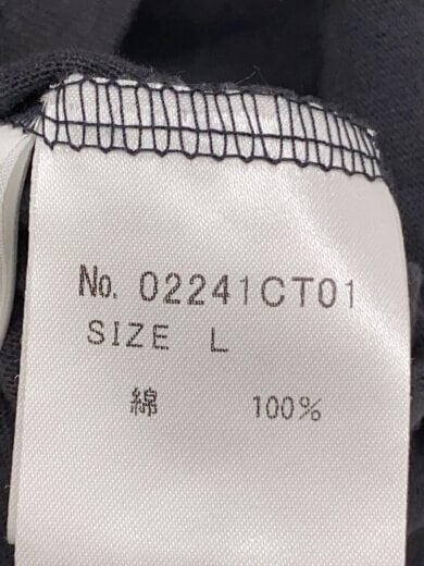 商品画像：Tシャツ/L/コットン/BLK/02241ct01// 4