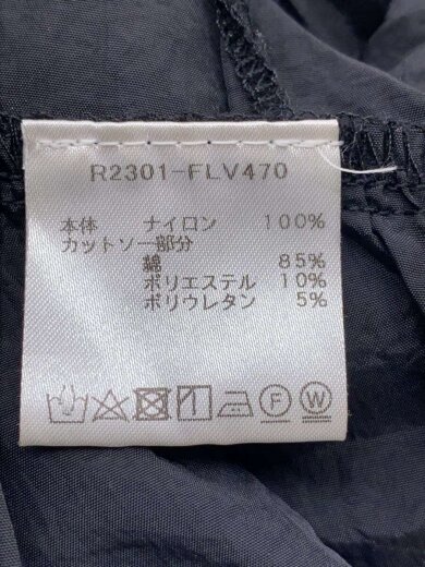 商品画像：ナイロン切替/ノースリーブワンピース/--/--/BLK/R2301-FLV470// 5