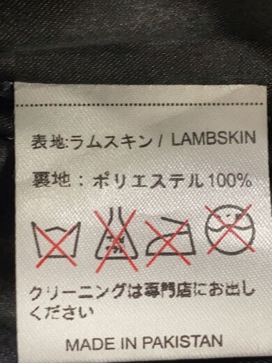 商品画像：PRECIOUS /レザージャケット・ブルゾン/42/羊革/BLK 4
