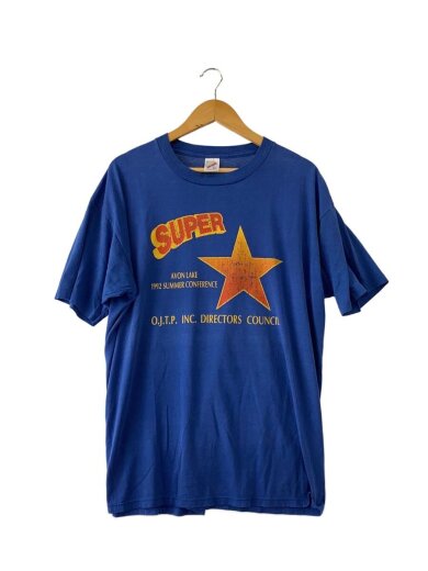 商品画像：SUPER/Tシャツ/XL/コットン/BLU/プリント// 1