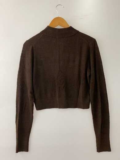 商品画像：Layered Polo Knit/ニット(薄手)/FREE/ポリエステル/BRW/無地/12610508// 2