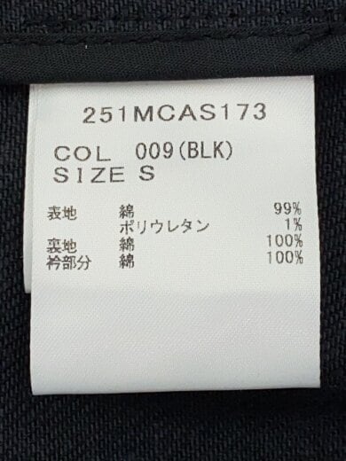 商品画像：ジャケット/S/コットン/BLK/251mcas173// 4