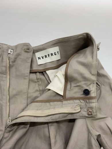 商品画像：S Curved Utility Capri Trousers/S/コットン/GRY/無地/NF261P04 3