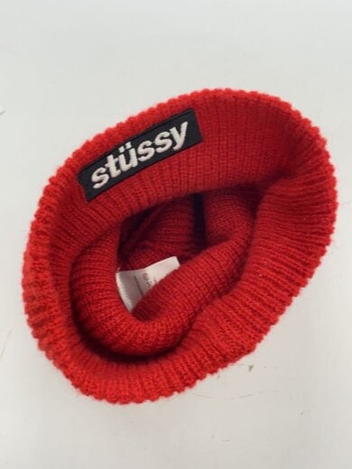 商品画像：ニットキャップ/--/アンゴラ/RED/無地/メンズ 3