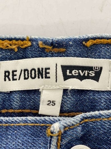 商品画像：カットオフワイドパンツ/25/デニム/BLU/無地 4