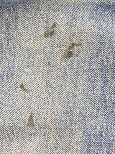 商品画像：カットオフワイドパンツ/25/デニム/BLU/無地 7