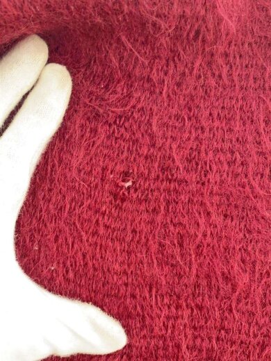 商品画像：Shag-A-MO/60s/VINTAGE/毛足長/モヘアカーディガン(厚手)/M/ウール/BRD 6