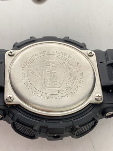 商品画像：クォーツ腕時計・G-SHOCK/デジアナ/ラバー/BLK/BLK/SS 3