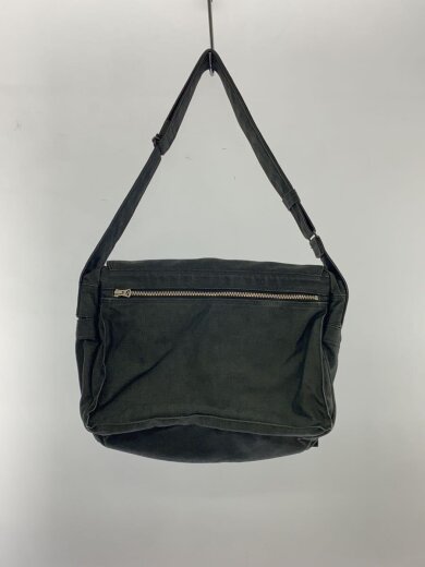 商品画像：スモーキーメッセンジャーバッグ/ショルダーバッグ/キャンバス/GRY/無地 3