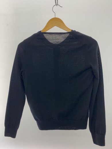 商品画像：カーディガン(薄手)/XS/ウール/BLK/無地/RI-N005 2