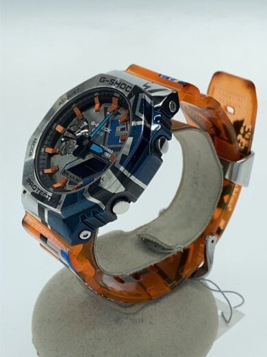 商品画像：クォーツ腕時計_G-SHOCK/デジアナ/ラバー/SLV/ORN/SS 2
