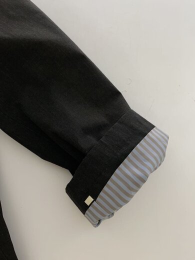 商品画像：ステンカラーコート/M/ポリエステル/BLK/BMA10-400-08/スレ、ヨレ、ホツレ有 8