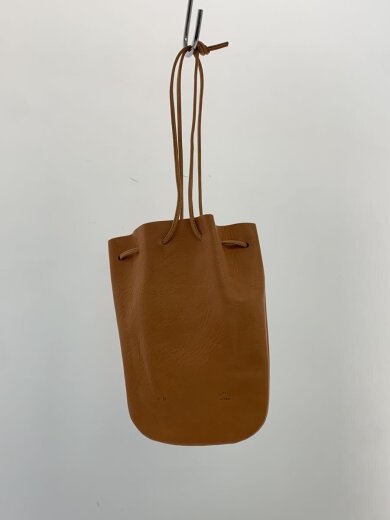 商品画像：ポーチ/レザー/BEG/無地 2