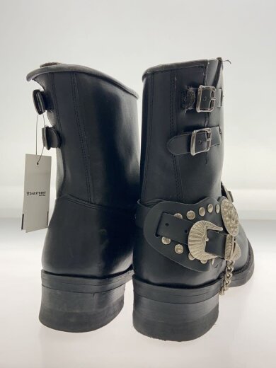 商品画像：ブーツ/UK8.5/BLK/レザー/H-94004// 8