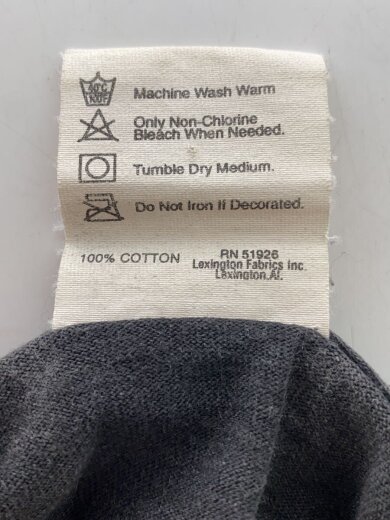 商品画像：Tシャツ/XL/コットン/GRY 4