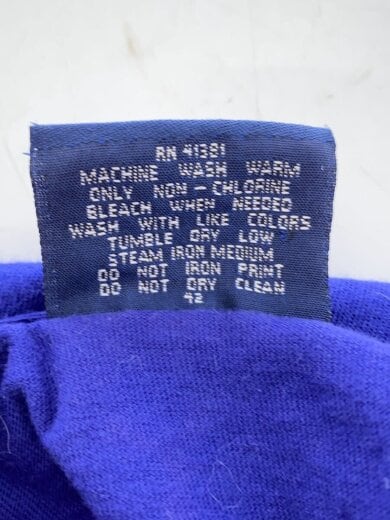 商品画像：フィッシュプリントTシャツ/XL/コットン/BLU 4