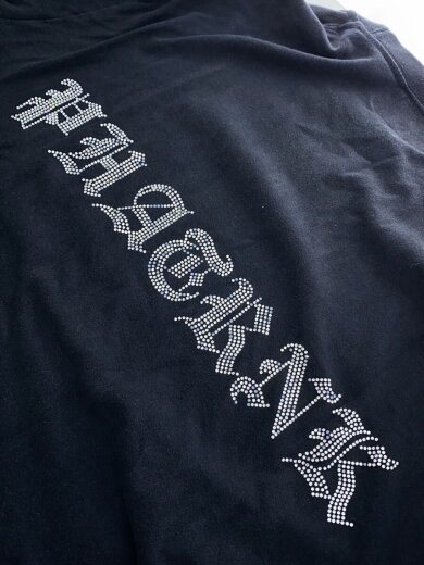 商品画像：長袖Tシャツ/L/コットン/BLK/ラインストーン// 7