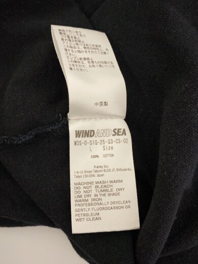商品画像：長袖Tシャツ/L/コットン/BLK/WDS-O-SIG-25-Q3-CS-02 5