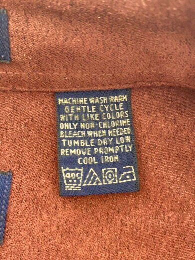 商品画像：90s/フェイクスウェードボックスシャツ/長袖シャツ/XL/スウェード/BRD// 5
