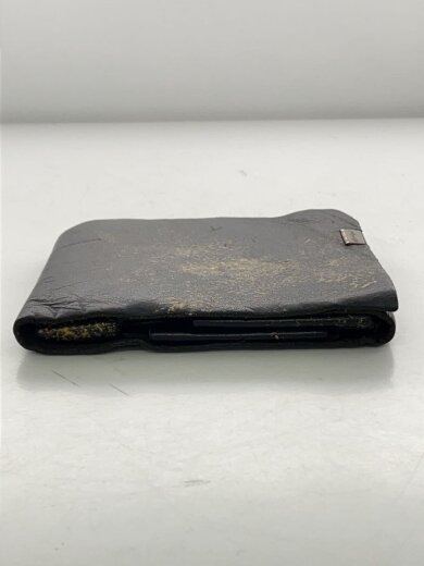 商品画像：3つ折り財布/レザー/BLK/無地/メンズ// 5