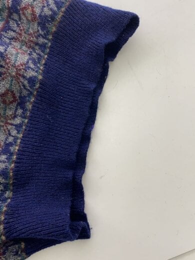 商品画像：ニット・セーター(厚手)/XL/ウール/マルチカラー/総柄 7