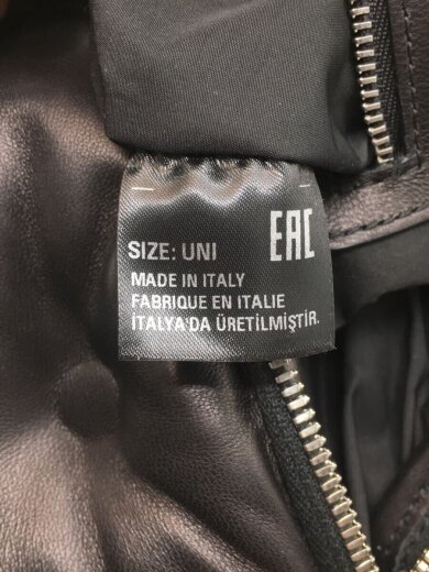 商品画像：22SS/Glam Slam Belt Bag/ウエストバッグ/レザー/BLK/SB1WB0001 7